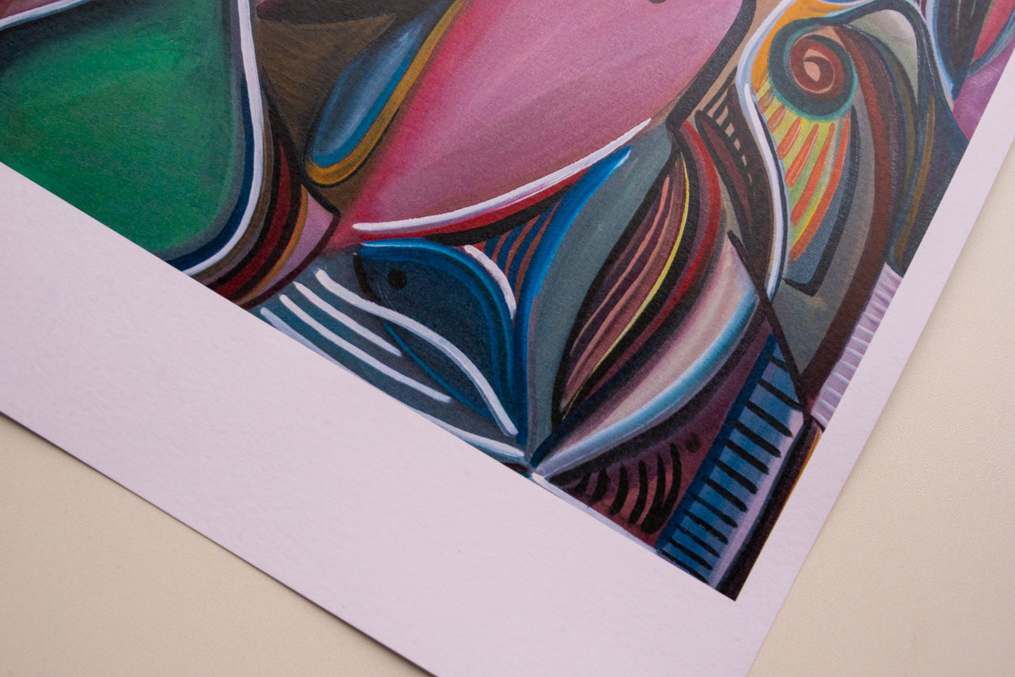 Konsttryck ”Lovers by the sea” A3
