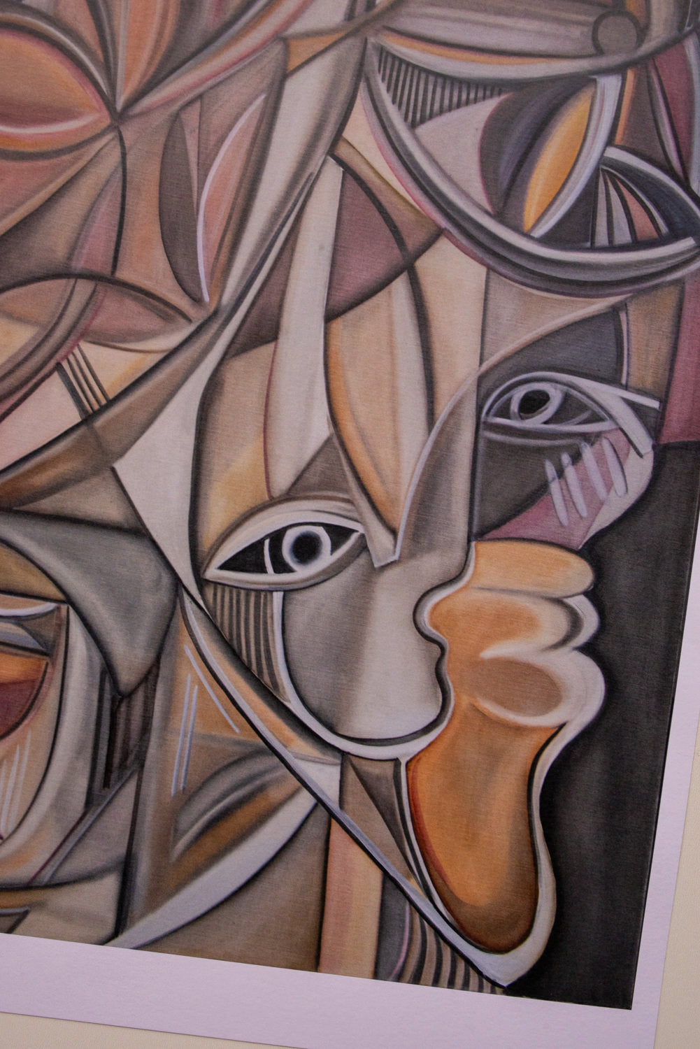 Konsttryck ”Waiting for the end of Uncertainty” A3
