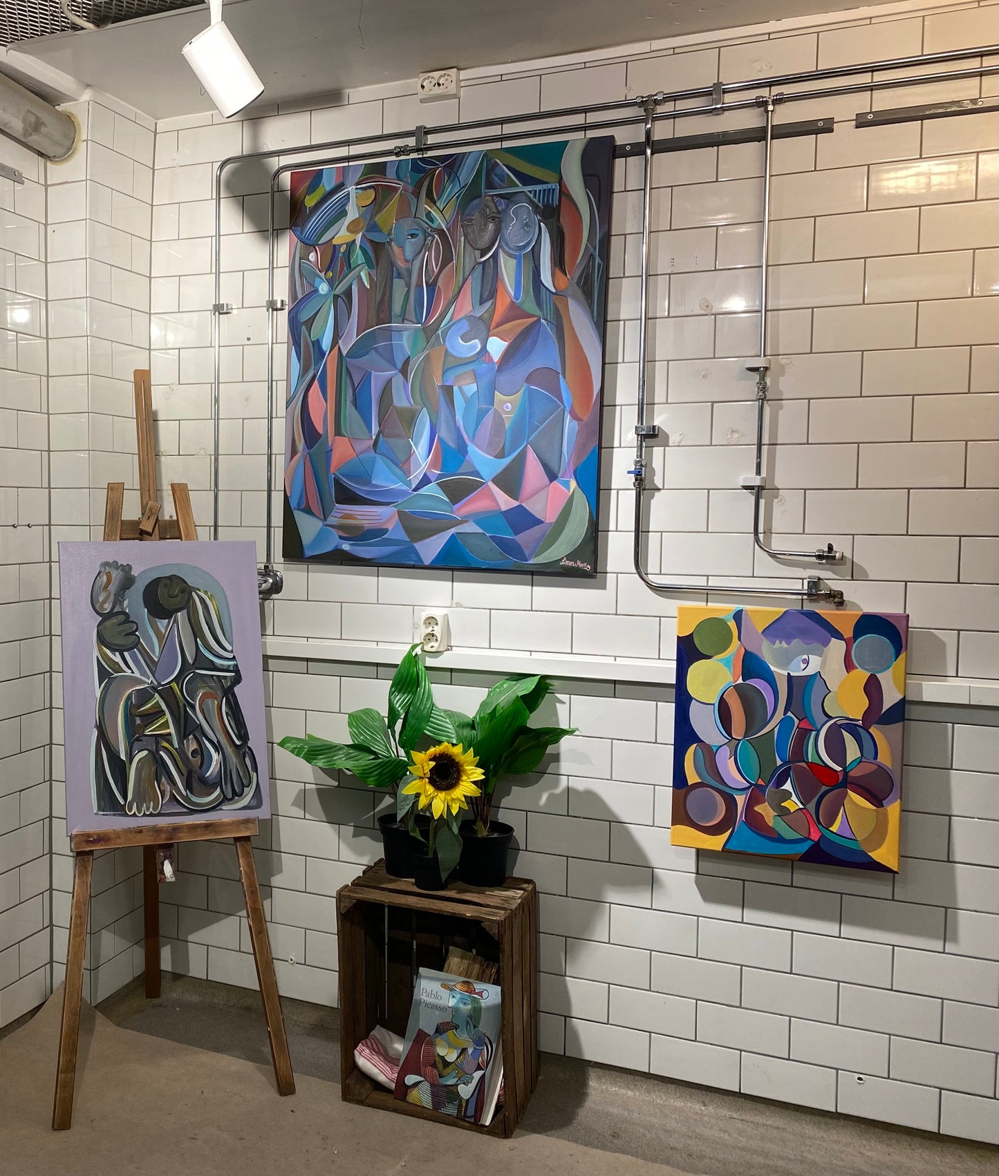 Return to the Mango Trees – Oljemålning, 100 x 81 cm (100 % klar)