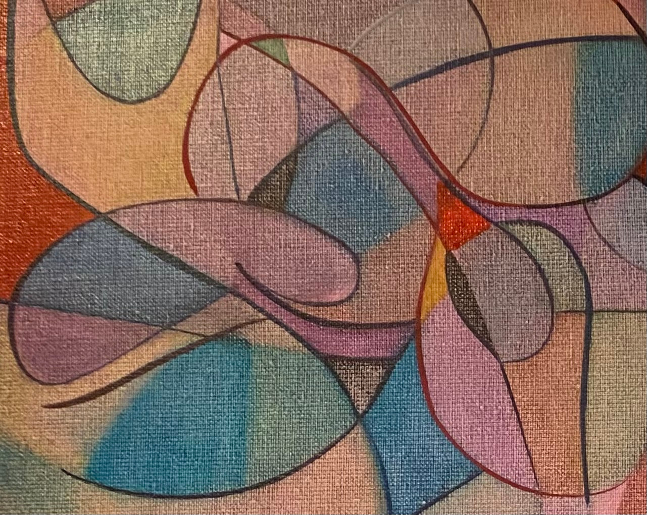 "Hilma" – Oljemålning, 70 x 60 x 2