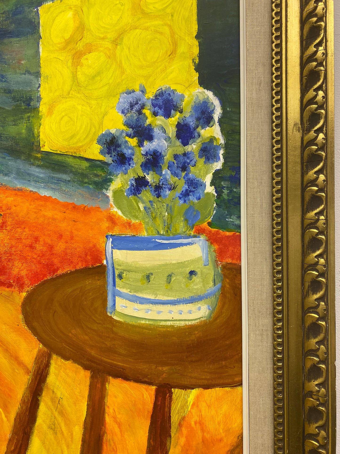 "Abandoned" - 2015 – Oljemålning med guldram