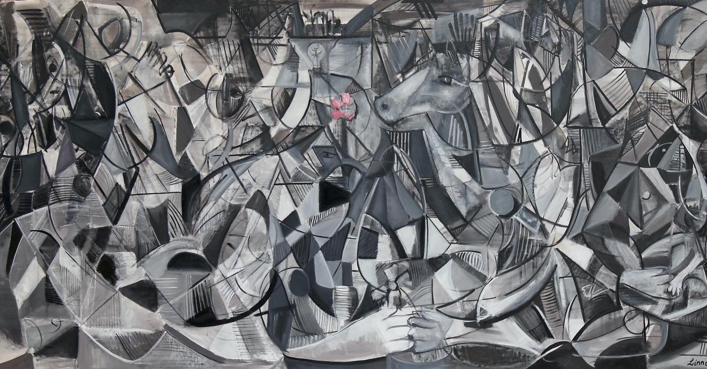 "Palestina" – Oljemålning