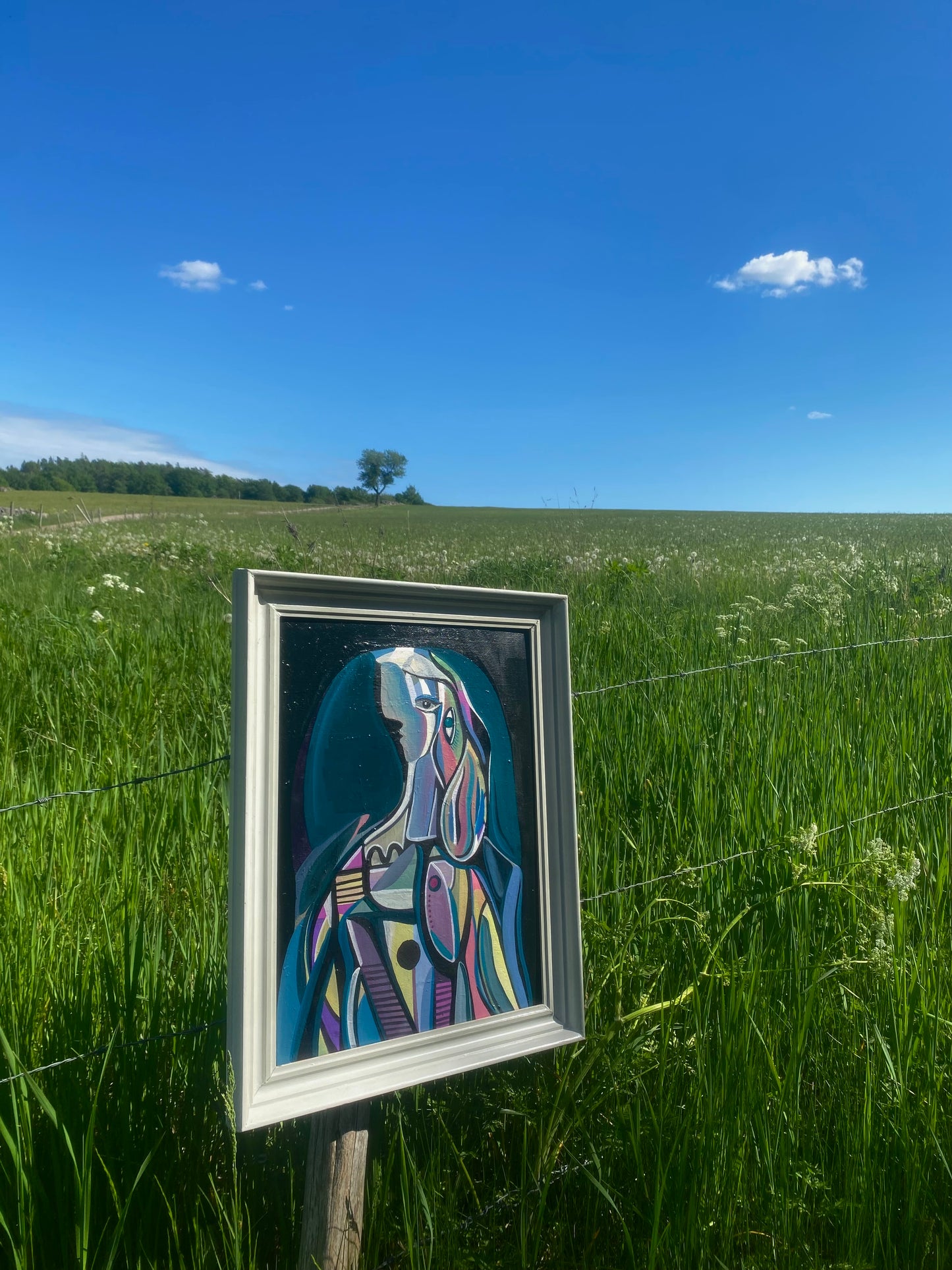 "Dora Maar emancipating herself from a dark past" vit vintage ram