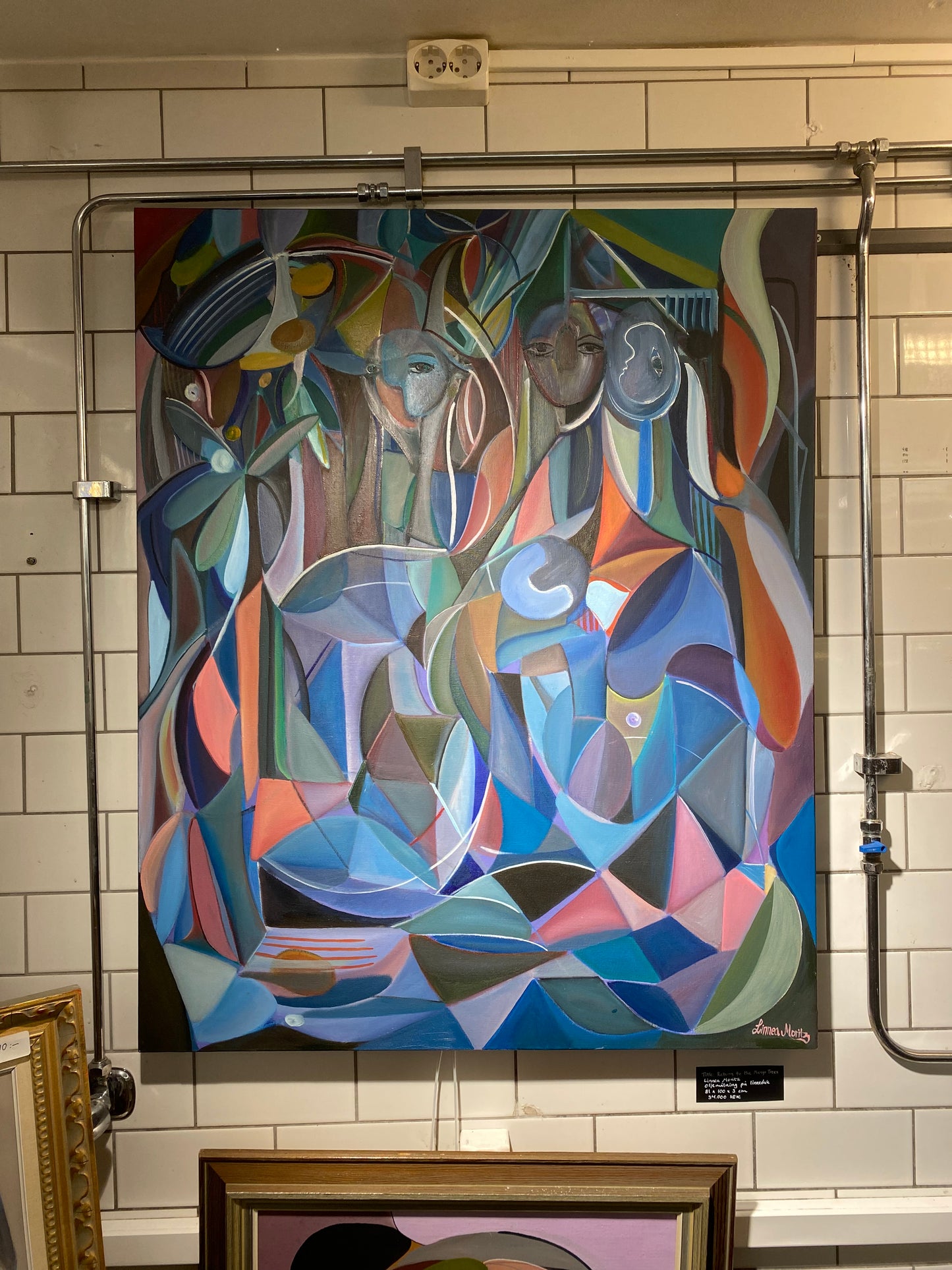 Return to the Mango Trees – Oljemålning, 100 x 81 cm (100 % klar)