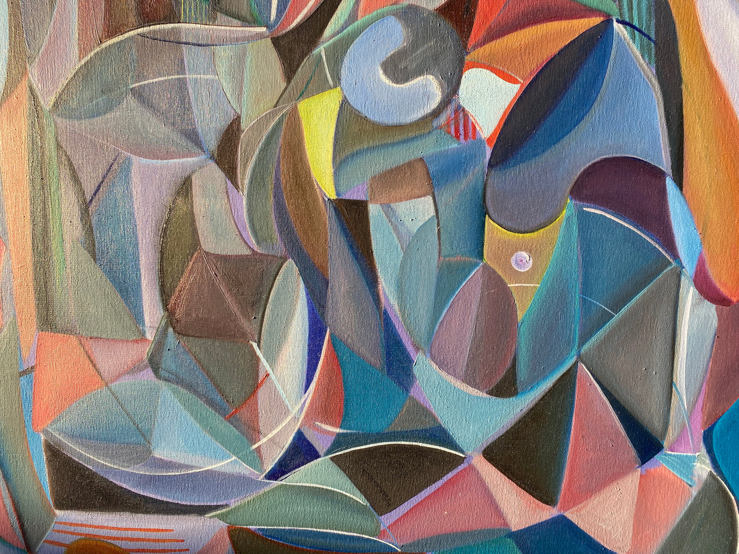 Return to the Mango Trees – Oljemålning, 100 x 81 cm (100 % klar)