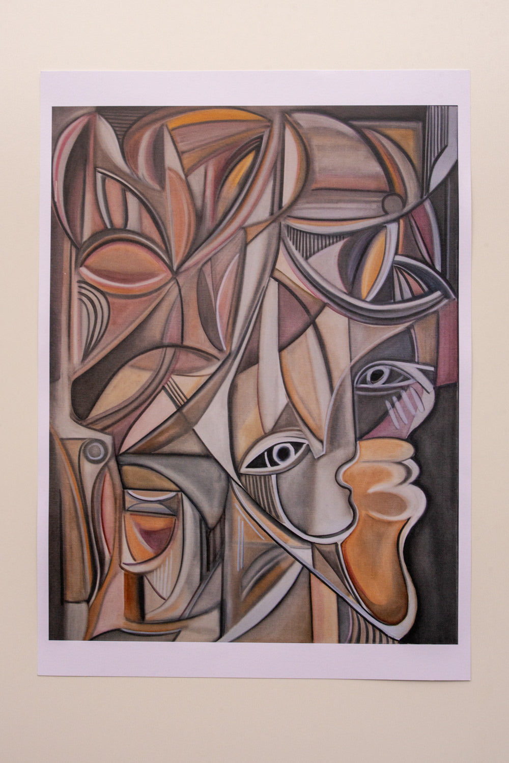 Konsttryck ”Waiting for the end of Uncertainty” A3