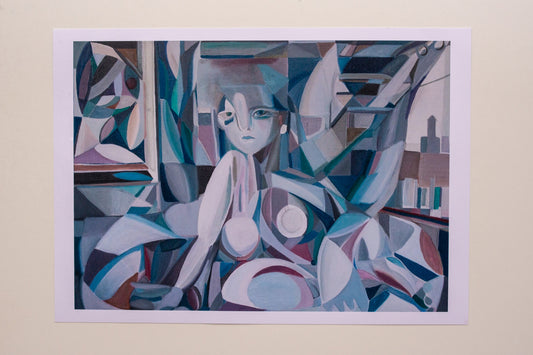 Konsttryck ”Viridian Dreams”