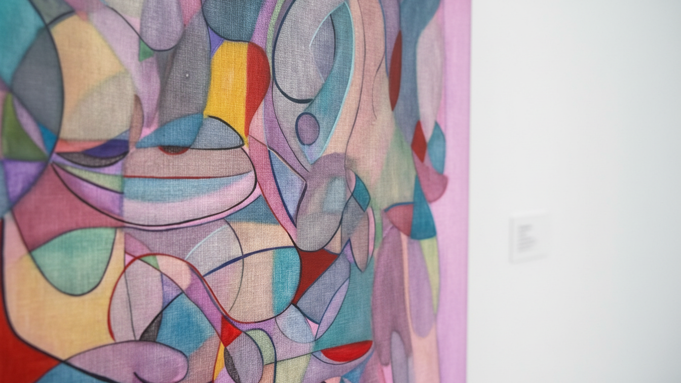 "Hilma" – Oljemålning, 70 x 60 x 2