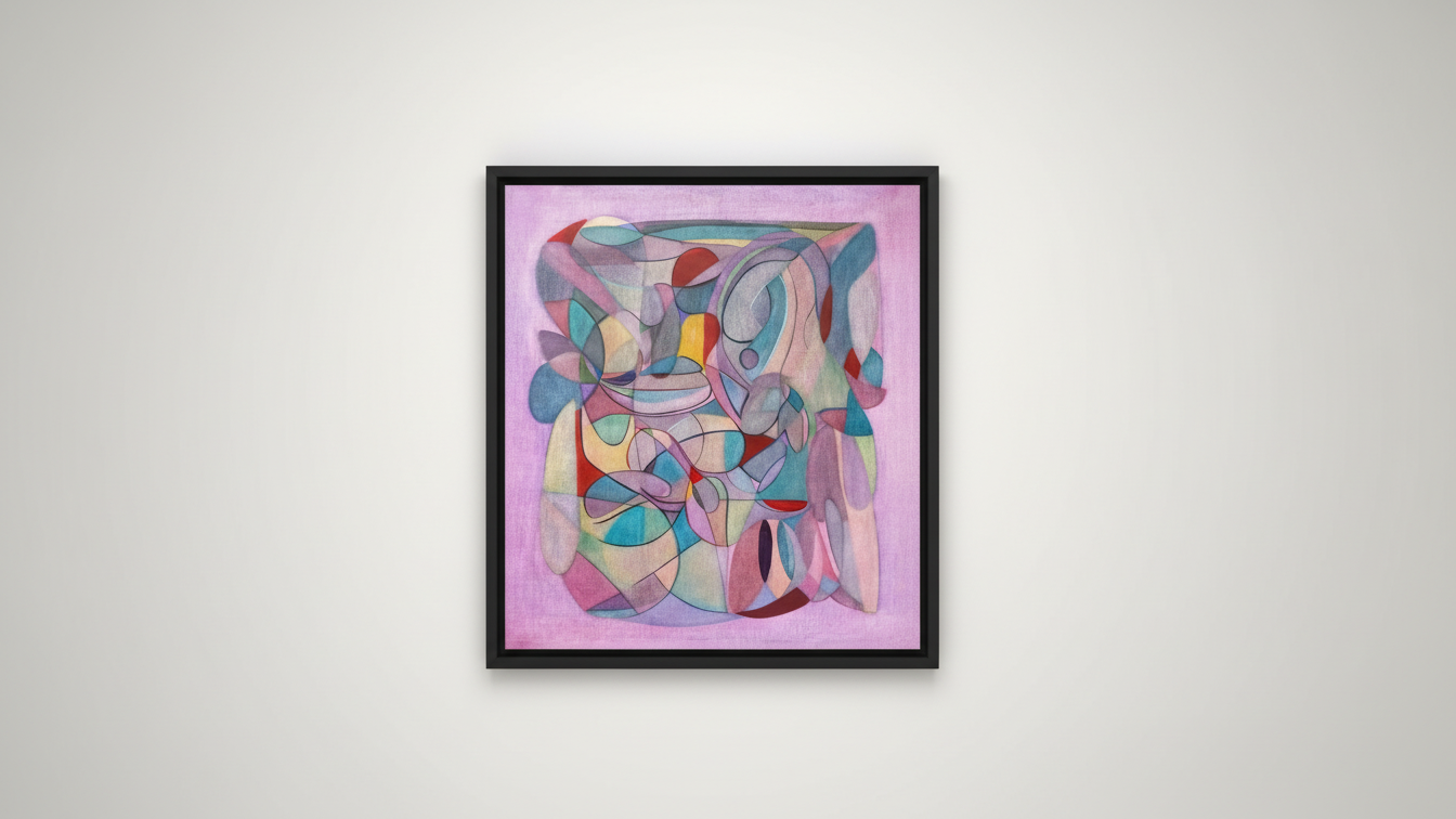 "Hilma" – Oljemålning, 70 x 60 x 2