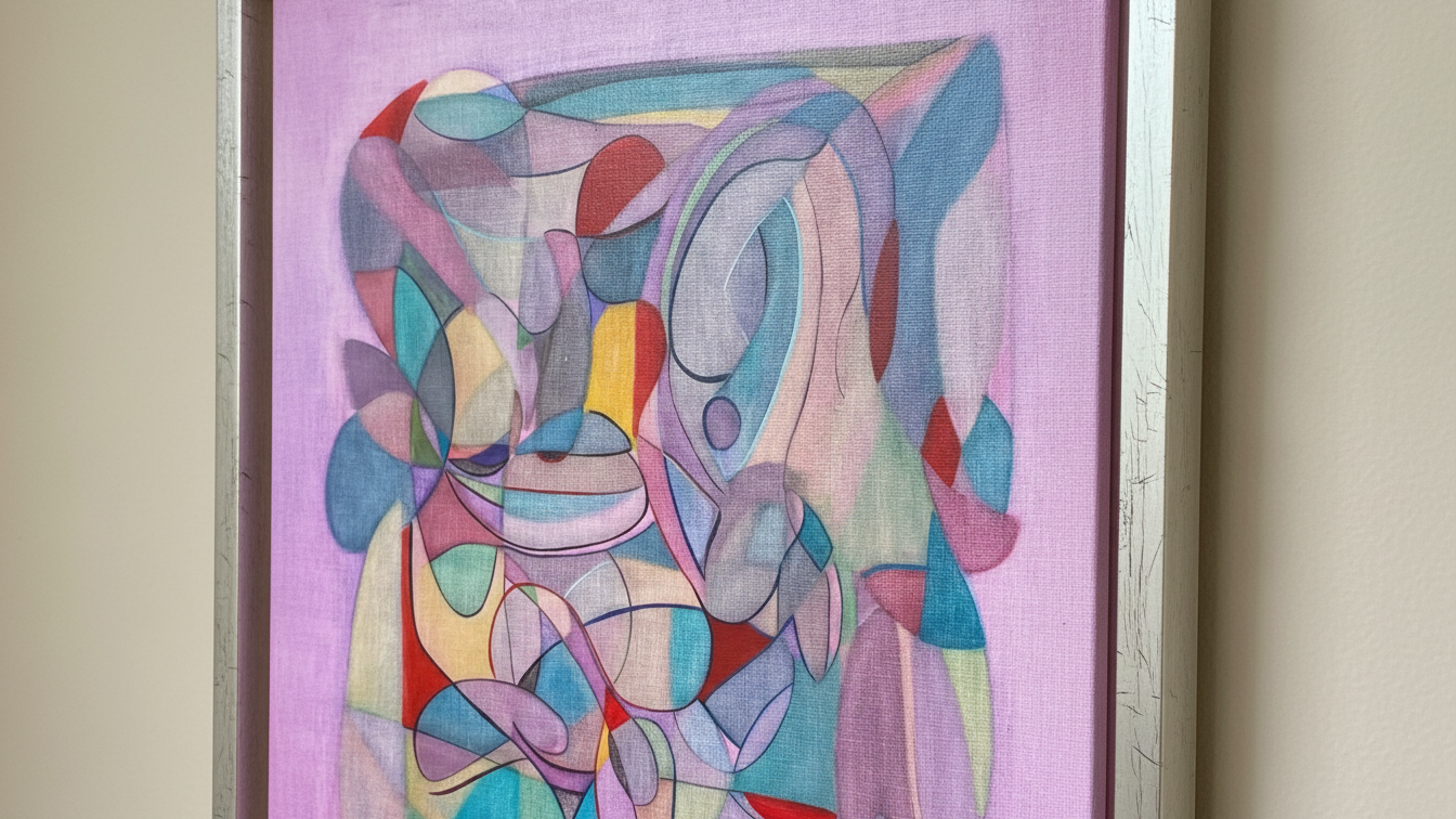 "Hilma" – Oljemålning, 70 x 60 x 2