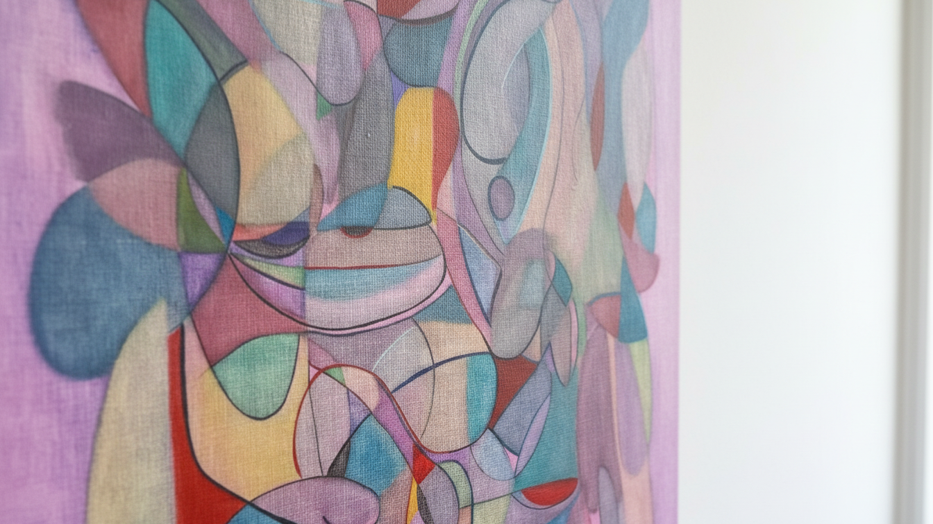 "Hilma" – Oljemålning, 70 x 60 x 2