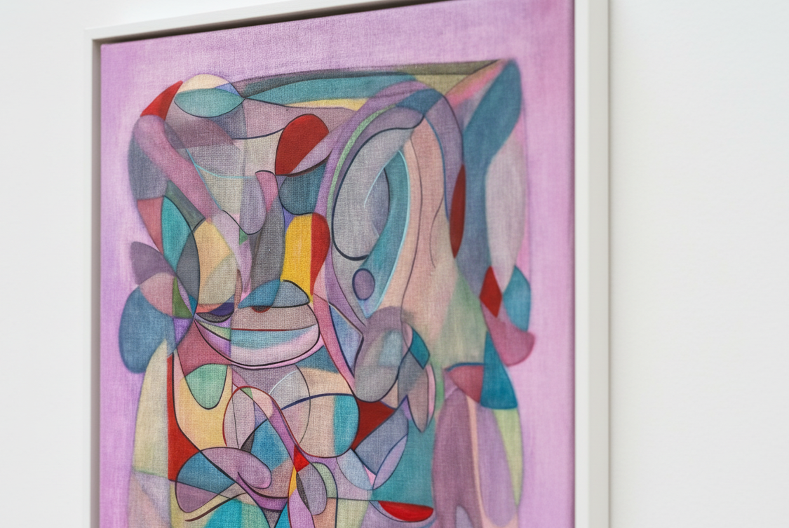 "Hilma" – Oljemålning, 70 x 60 x 2