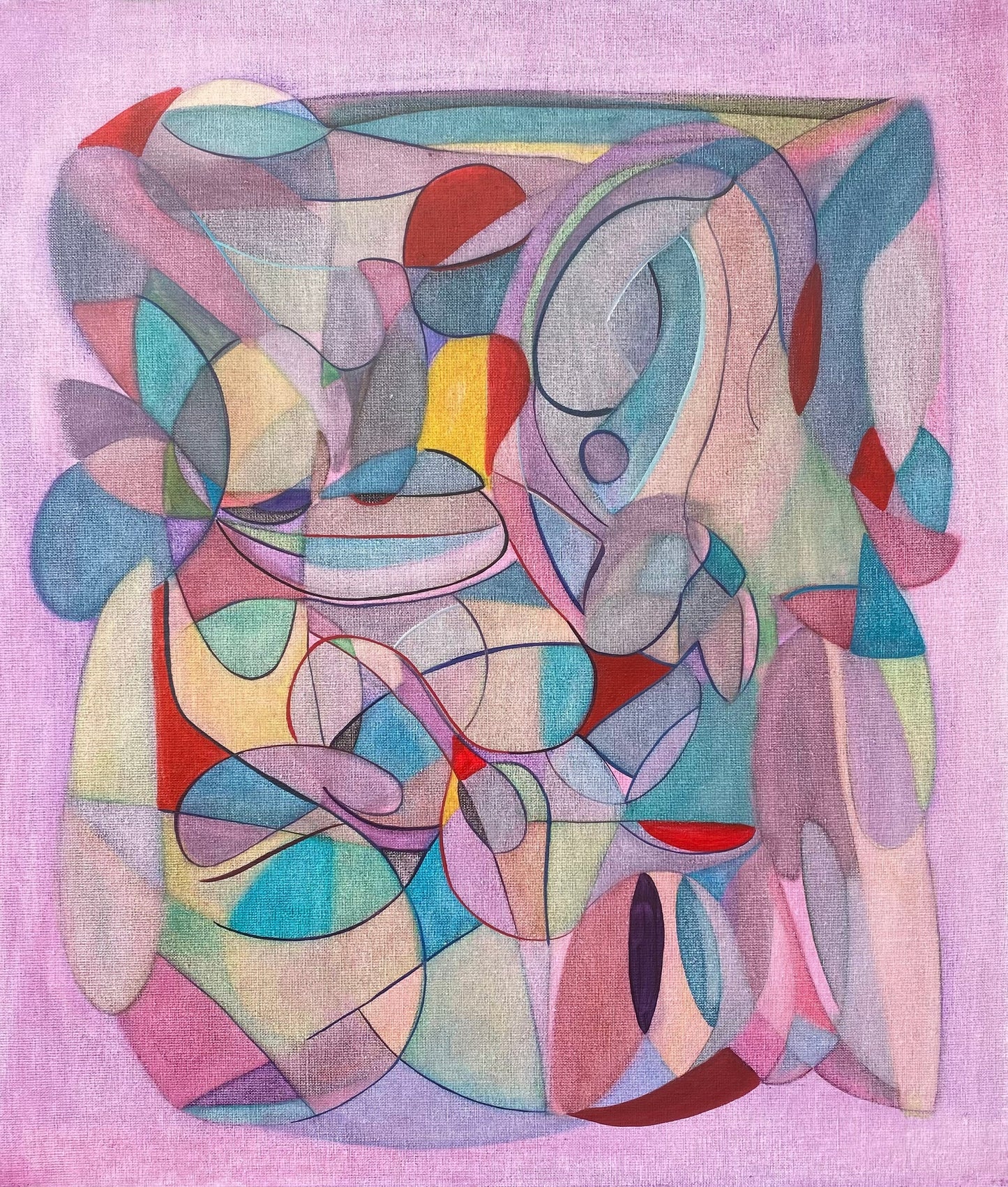 "Hilma" – Oljemålning, 70 x 60 x 2